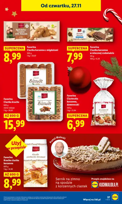 Lidl - gazetka promocyjna Oferta od czwartku od czwartku 27.11 do soboty 29.11 - strona 37