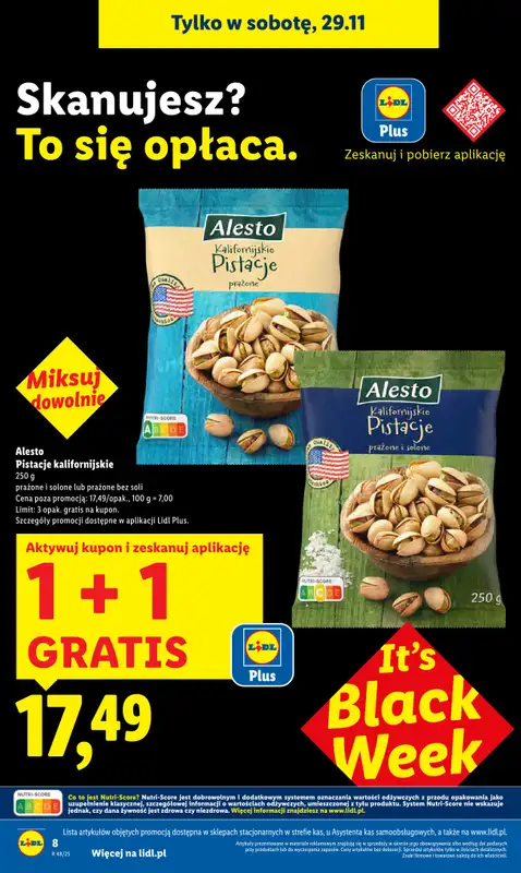 Lidl - gazetka promocyjna Oferta od czwartku od czwartku 27.11 do soboty 29.11 - strona 8