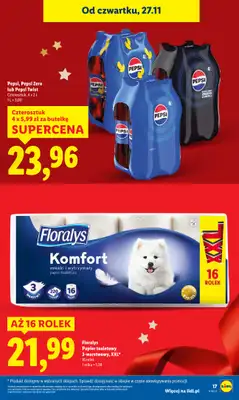 Lidl - gazetka promocyjna Oferta od czwartku od czwartku 27.11 do soboty 29.11 - strona 17