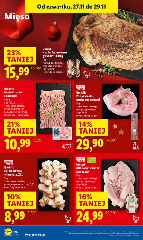 Lidl - gazetka promocyjna Oferta od czwartku od czwartku 27.11 do soboty 29.11 - strona 24