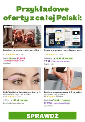 BLACK FRIDAY - gazetka promocyjna Groupon | Okazje roku od środy 26.11  - strona 5