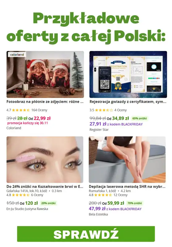 BLACK FRIDAY - gazetka promocyjna Groupon | Okazje roku od środy 26.11  - strona 5
