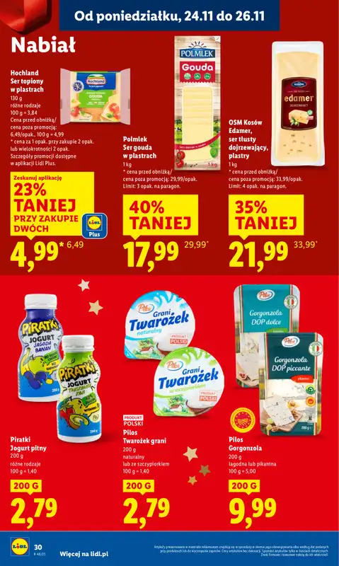 Lidl - gazetka promocyjna Oferta od poniedziałku od poniedziałku 24.11 do środy 26.11 - strona 30