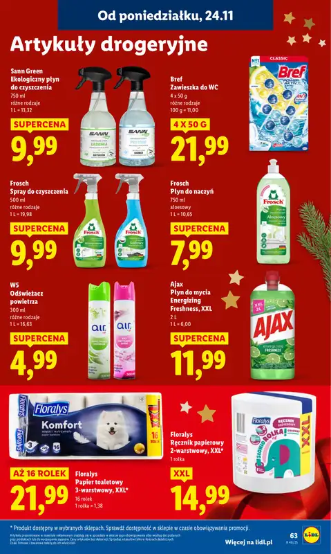 Lidl - gazetka promocyjna Oferta od poniedziałku od poniedziałku 24.11 do środy 26.11 - strona 65