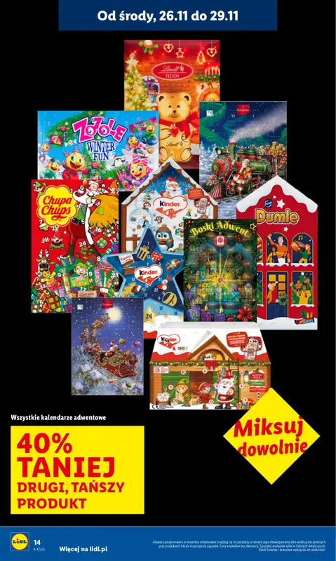 Lidl - gazetka promocyjna Oferta od poniedziałku od poniedziałku 24.11 do środy 26.11 - strona 14