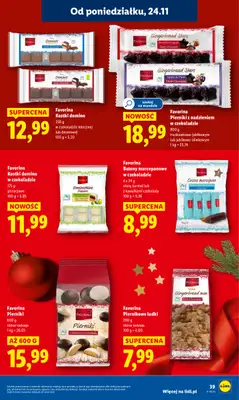 Lidl - gazetka promocyjna Oferta od poniedziałku od poniedziałku 24.11 do środy 26.11 - strona 39