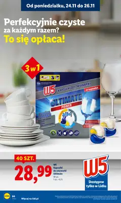 Lidl - gazetka promocyjna Oferta od poniedziałku od poniedziałku 24.11 do środy 26.11 - strona 66