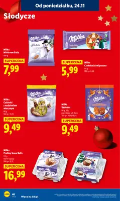 Lidl - gazetka promocyjna Oferta od poniedziałku od poniedziałku 24.11 do środy 26.11 - strona 40