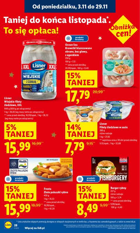 Lidl - gazetka promocyjna Oferta od poniedziałku od poniedziałku 24.11 do środy 26.11 - strona 28