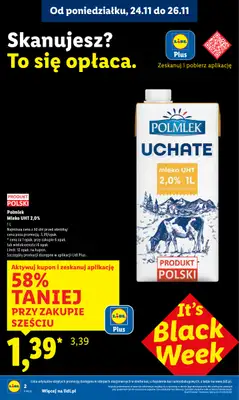 Lidl - gazetka promocyjna Oferta od poniedziałku od poniedziałku 24.11 do środy 26.11 - strona 2