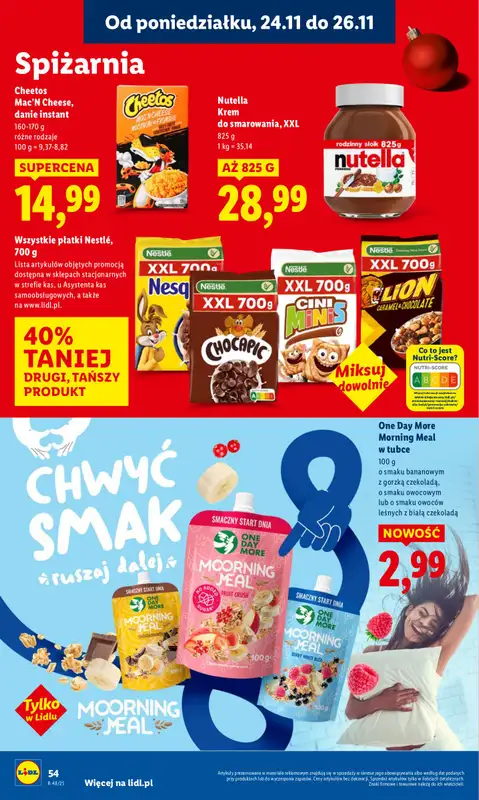 Lidl - gazetka promocyjna Oferta od poniedziałku od poniedziałku 24.11 do środy 26.11 - strona 56