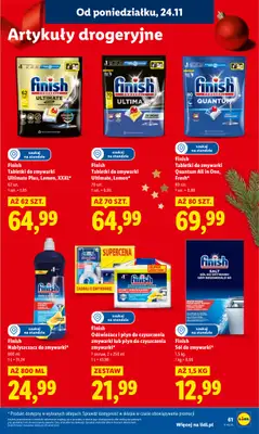 Lidl - gazetka promocyjna Oferta od poniedziałku od poniedziałku 24.11 do środy 26.11 - strona 63