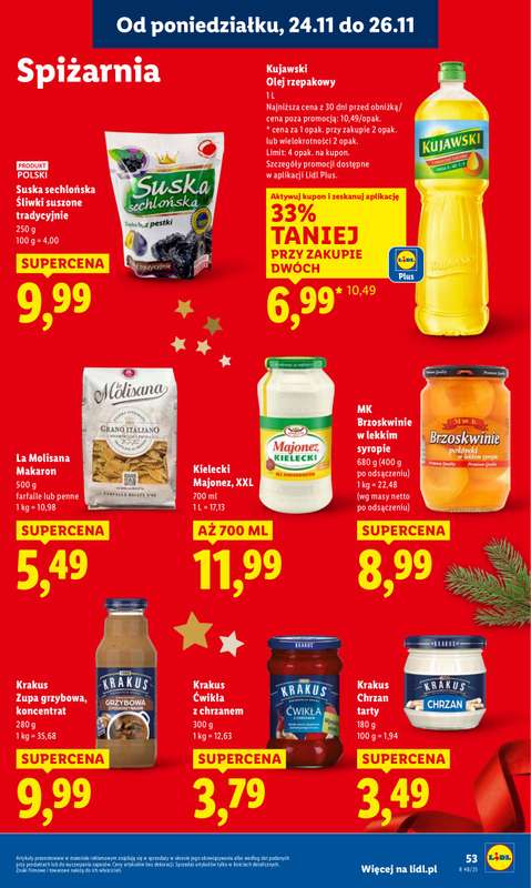 Lidl - gazetka promocyjna Oferta od poniedziałku od poniedziałku 24.11 do środy 26.11 - strona 55