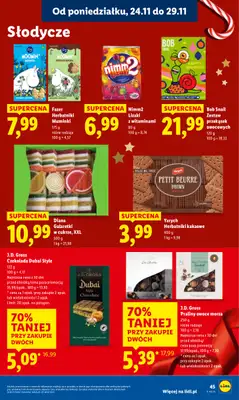 Lidl - gazetka promocyjna Oferta od poniedziałku od poniedziałku 24.11 do środy 26.11 - strona 45