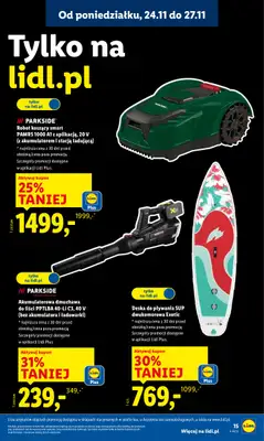Lidl - gazetka promocyjna Katalog od poniedziałku 24.11 do soboty 29.11 - strona 17