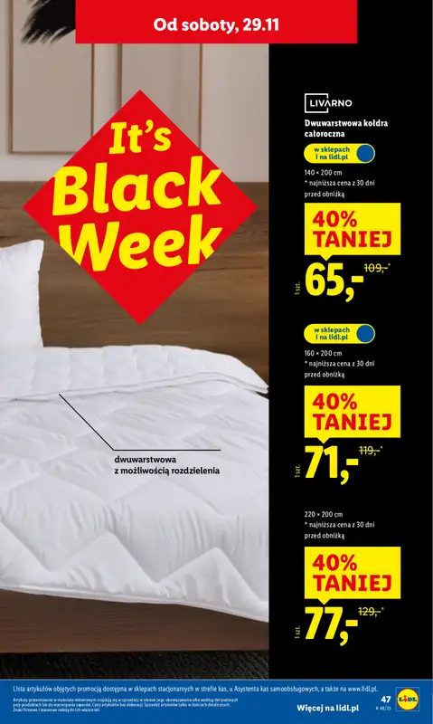 Lidl - gazetka promocyjna Katalog od poniedziałku 24.11 do soboty 29.11 - strona 49