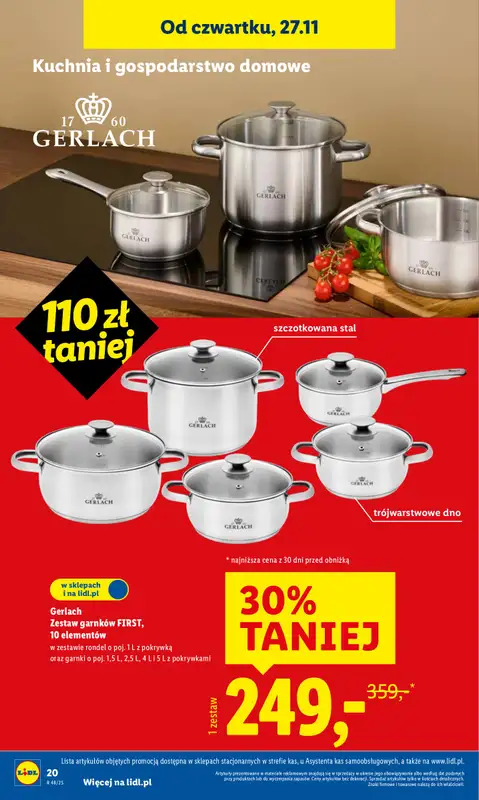 Lidl - gazetka promocyjna Katalog od poniedziałku 24.11 do soboty 29.11 - strona 22