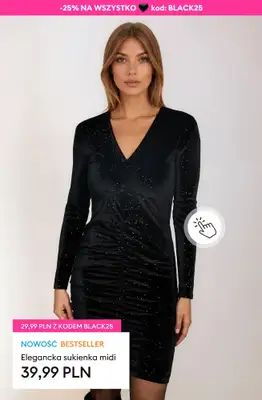 Sinsay - gazetka promocyjna BLACK FRIDAY! -25% na wszystko przy zakupie min. 4 szt. od czwartku 27.11 do niedzieli 30.11 - strona 6