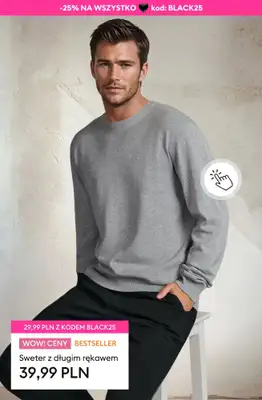 Sinsay - gazetka promocyjna BLACK FRIDAY! -25% na wszystko przy zakupie min. 4 szt. od czwartku 27.11 do niedzieli 30.11 - strona 29