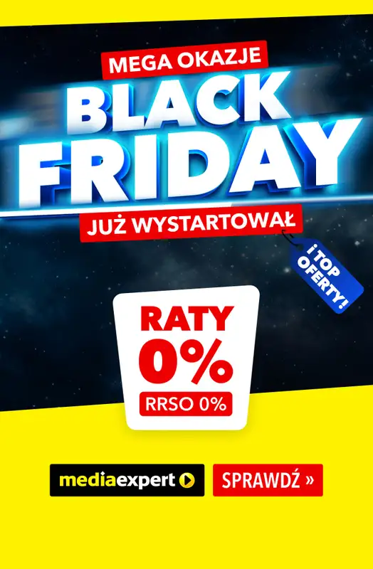 Media Expert - gazetka promocyjna Black Friday: Najlepsze okazje czekają w Media Expert od czwartku 27.11 do czwartku 27.11