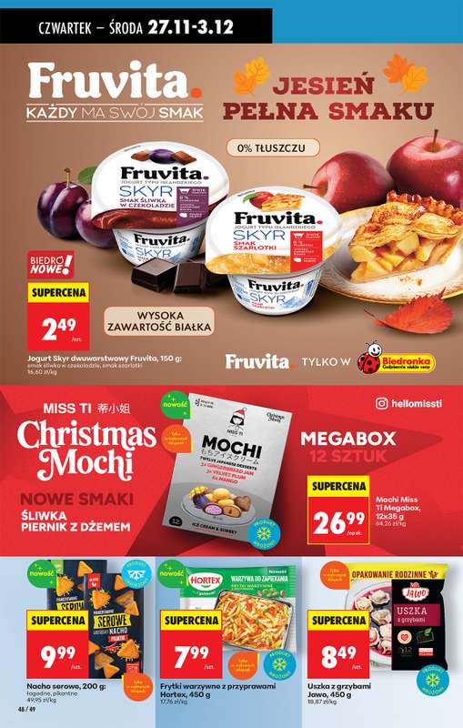 Biedronka - gazetka promocyjna Od czwartku, Z ladą tradycyjną od czwartku 27.11 do środy 03.12 - strona 62