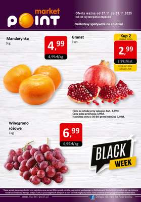 Market Point - gazetka promocyjna Promocje weekendowe od czwartku 27.11 do soboty 29.11