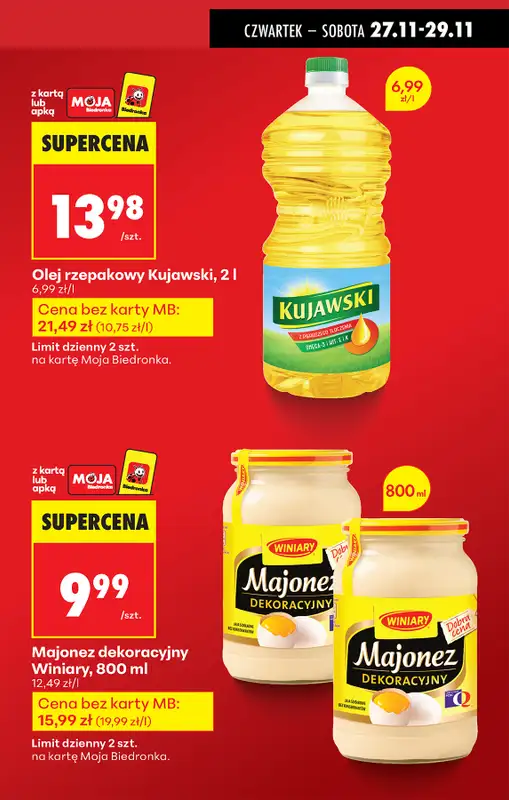 Biedronka - gazetka promocyjna Od czwartku od czwartku 27.11 do środy 03.12 - strona 13