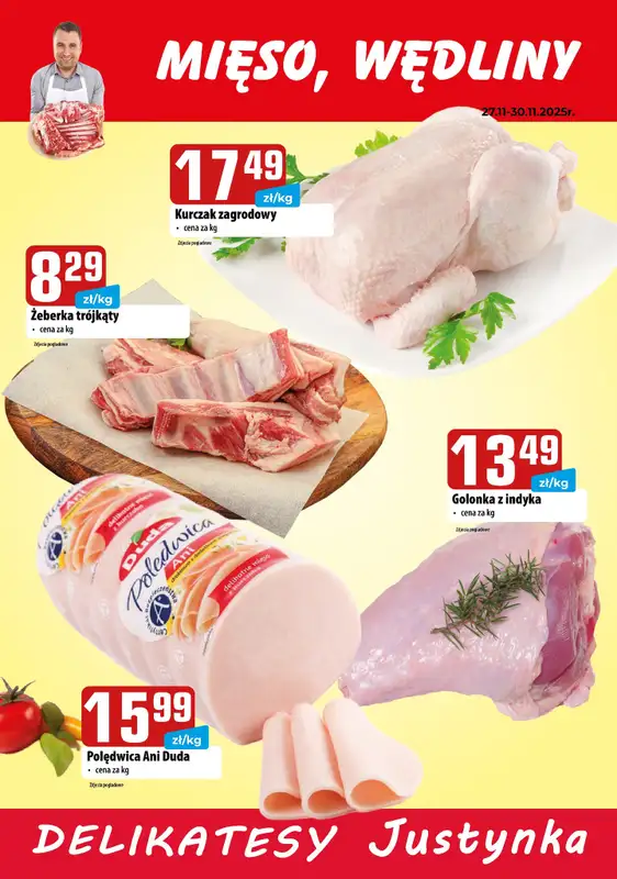 Delikatesy Justynka - gazetka promocyjna Plakaty promocyjne od czwartku 27.11 do niedzieli 30.11 - strona 2