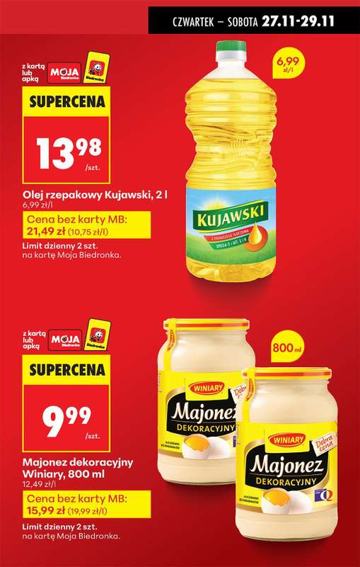 Biedronka - gazetka promocyjna Najlepsze promocje! od czwartku 27.11 do soboty 29.11 - strona 9