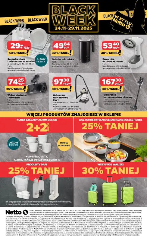 BLACK FRIDAY - gazetka promocyjna Netto I Black Week w stylu Netto! od czwartku 27.11 do soboty 29.11 - strona 2
