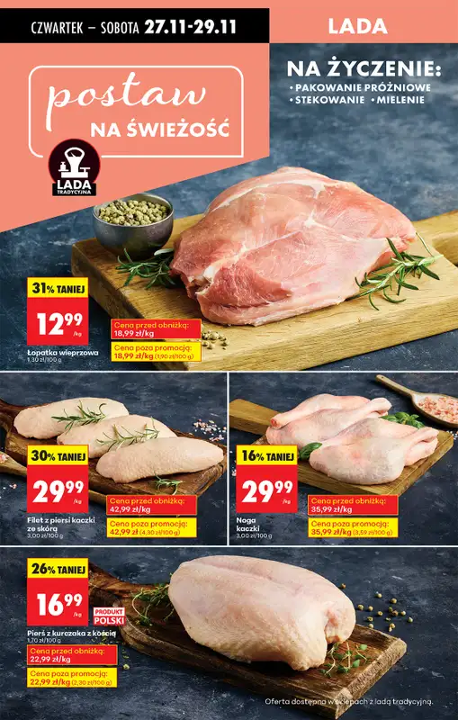 Biedronka - gazetka promocyjna Od czwartku, Z ladą tradycyjną od czwartku 27.11 do środy 03.12 - strona 28