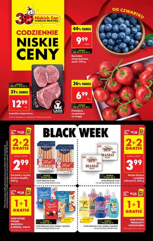 Biedronka - gazetka promocyjna Od czwartku, Z ladą tradycyjną  