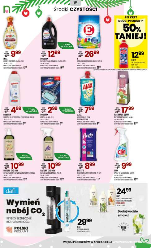 Drogerie Natura - gazetka promocyjna Gazetka od czwartku 27.11 do wtorku 09.12 - strona 15