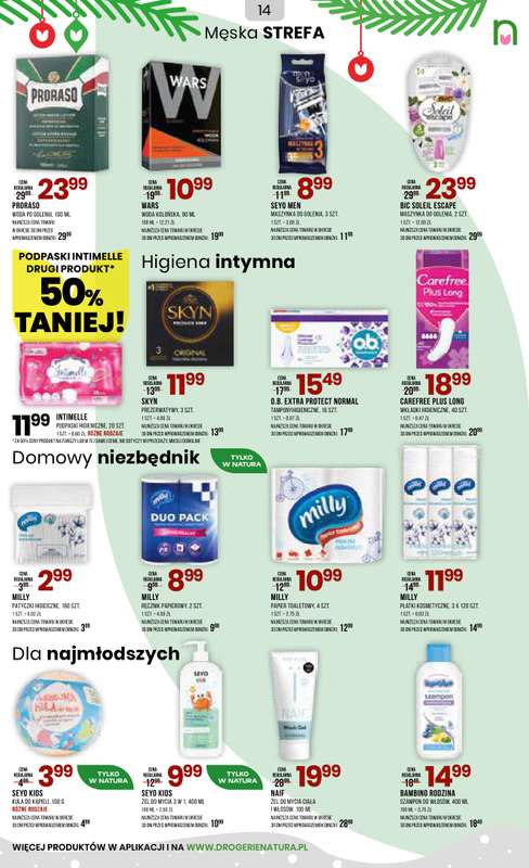 Drogerie Natura - gazetka promocyjna Gazetka od czwartku 27.11 do wtorku 09.12 - strona 14