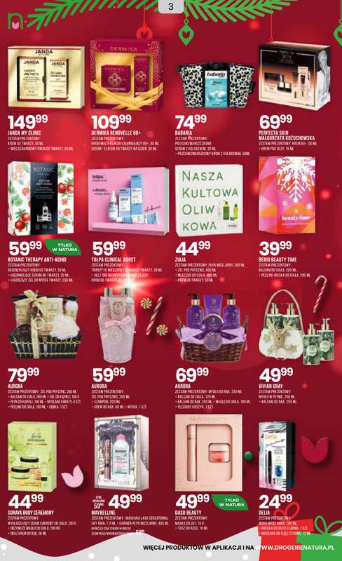 Drogerie Natura - gazetka promocyjna Gazetka od czwartku 27.11 do wtorku 09.12 - strona 3