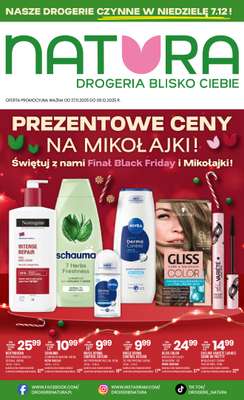 Drogerie Natura - gazetka promocyjna Gazetka od czwartku 27.11 do wtorku 09.12
