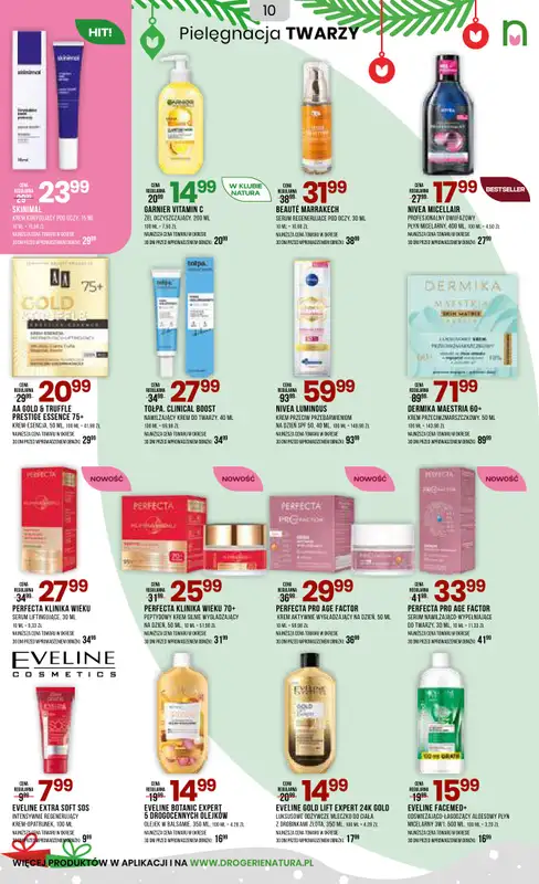 Drogerie Natura - gazetka promocyjna Gazetka od czwartku 27.11 do wtorku 09.12 - strona 10