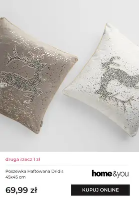 home&you - gazetka promocyjna Druga rzecz 1 zł od czwartku 27.11 do poniedziałku 01.12 - strona 14
