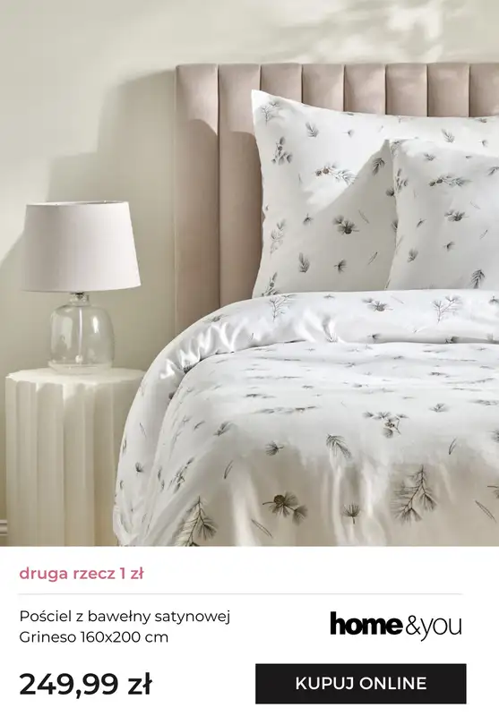 home&you - gazetka promocyjna Druga rzecz 1 zł od czwartku 27.11 do poniedziałku 01.12 - strona 8