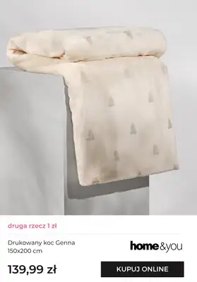 home&you - gazetka promocyjna Druga rzecz 1 zł od czwartku 27.11 do poniedziałku 01.12 - strona 16