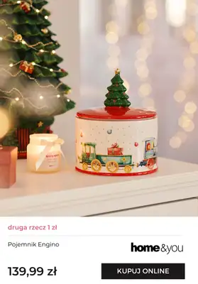 home&you - gazetka promocyjna Druga rzecz 1 zł od czwartku 27.11 do poniedziałku 01.12 - strona 5