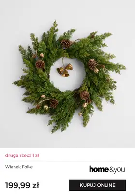 home&you - gazetka promocyjna Druga rzecz 1 zł od czwartku 27.11 do poniedziałku 01.12 - strona 7