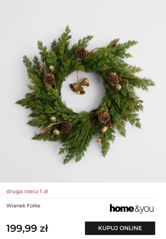 home&you - gazetka promocyjna Druga rzecz 1 zł od czwartku 27.11 do poniedziałku 01.12 - strona 7