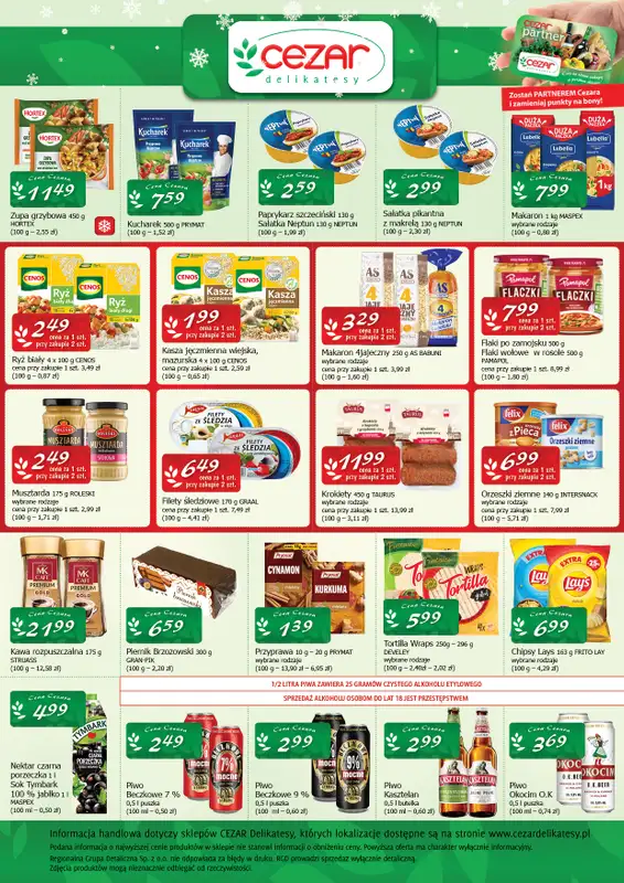 CEZAR Delikatesy - gazetka promocyjna Gazetka od czwartku 27.11 do środy 10.12 - strona 2