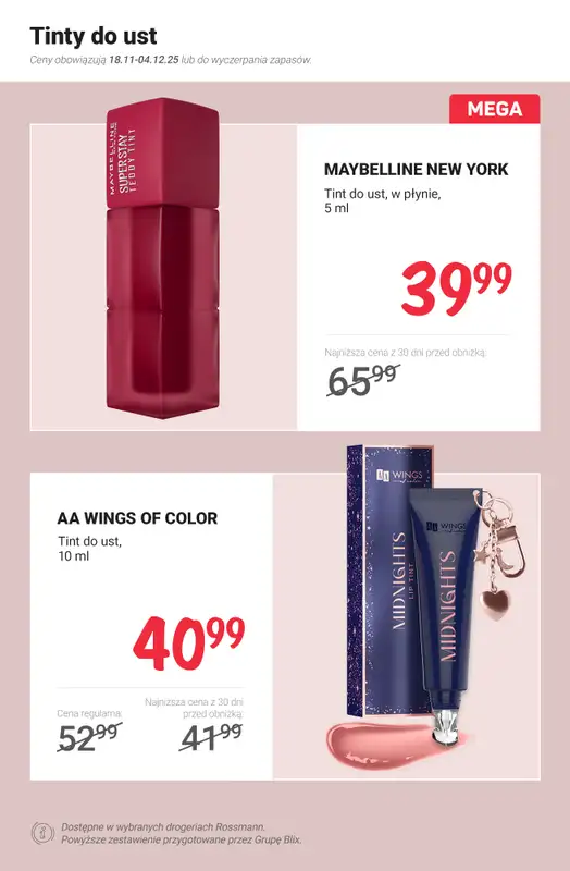 Rossmann - gazetka promocyjna Makijaż na zimę - hity i okazje od czwartku 27.11 do czwartku 04.12 - strona 9