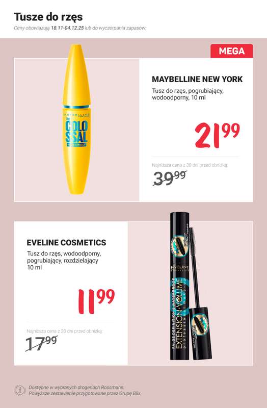 Rossmann - gazetka promocyjna Makijaż na zimę - hity i okazje od czwartku 27.11 do czwartku 04.12 - strona 7