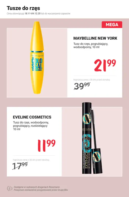 Rossmann - gazetka promocyjna Makijaż na zimę - hity i okazje od czwartku 27.11 do czwartku 04.12 - strona 7