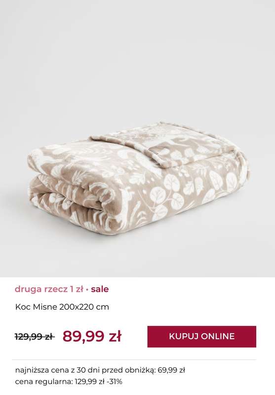 home&you - gazetka promocyjna SALE: druga rzecz za 1 zł od czwartku 27.11 do poniedziałku 01.12 - strona 6