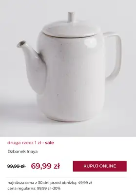 home&you - gazetka promocyjna SALE: druga rzecz za 1 zł od czwartku 27.11 do poniedziałku 01.12 - strona 5