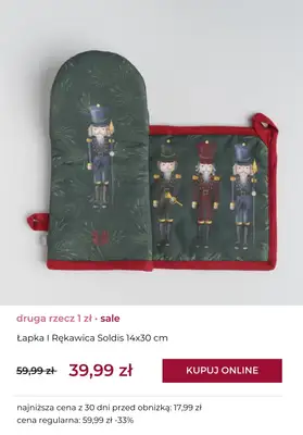 home&you - gazetka promocyjna SALE: druga rzecz za 1 zł od czwartku 27.11 do poniedziałku 01.12 - strona 13